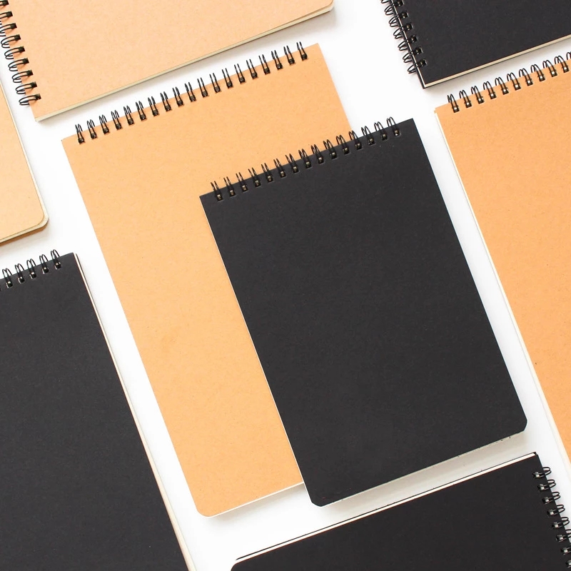 Custom Cheap Spiral Kraft Noteb